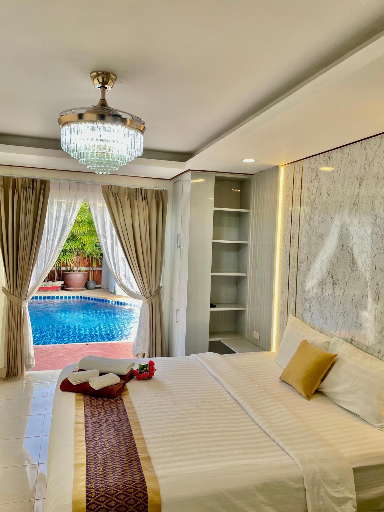 Pattaya Pool Villa39A 300 Mater To Beach Gate Exit Ngoại thất bức ảnh
