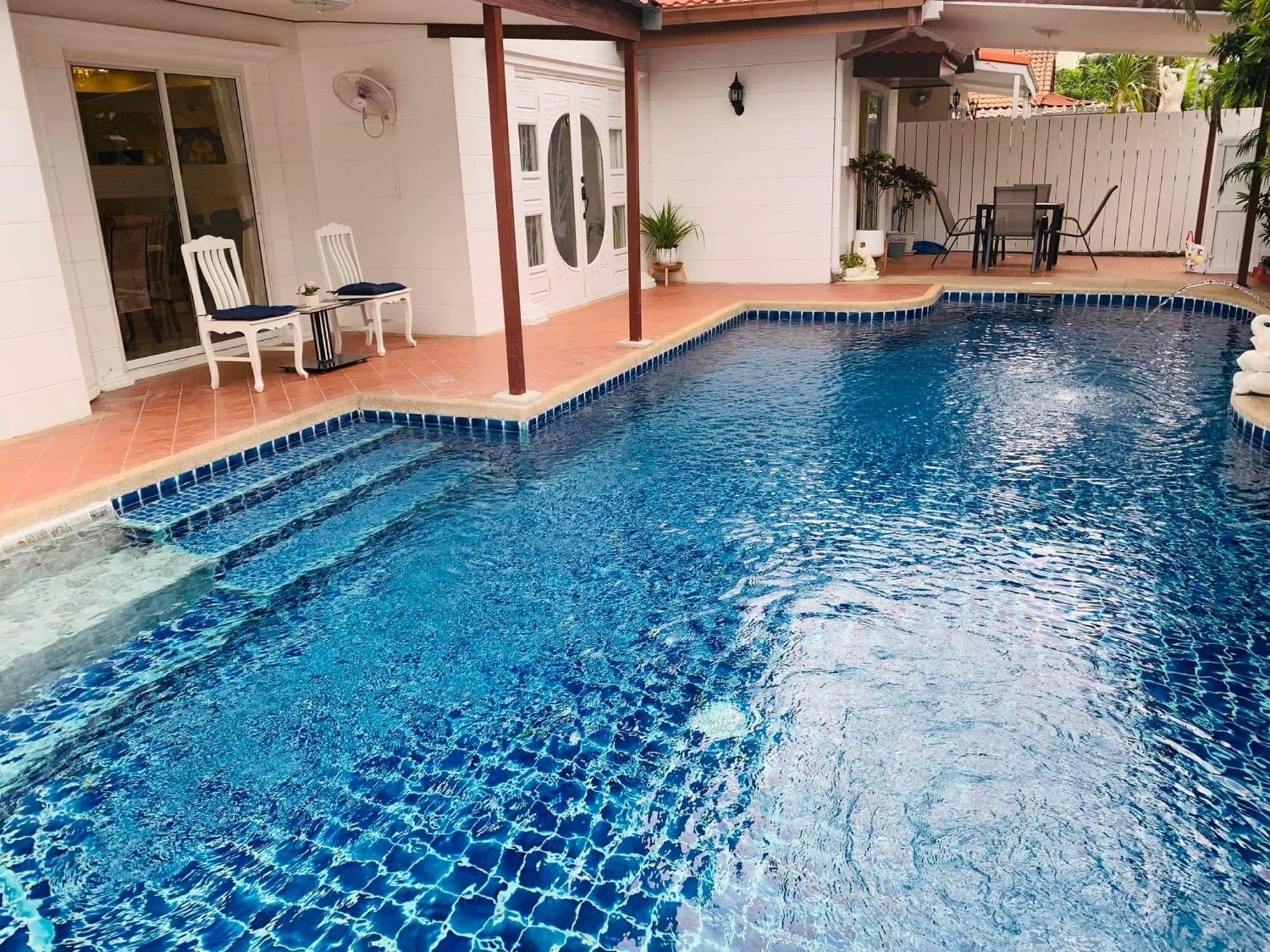 Pattaya Pool Villa39A 300 Mater To Beach Gate Exit Ngoại thất bức ảnh