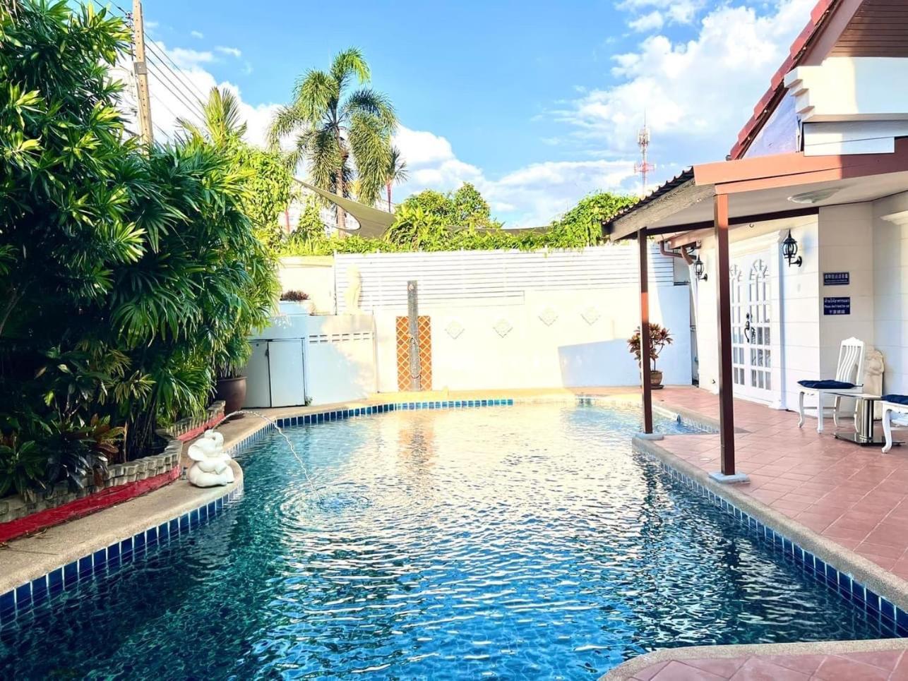 Pattaya Pool Villa39A 300 Mater To Beach Gate Exit Ngoại thất bức ảnh