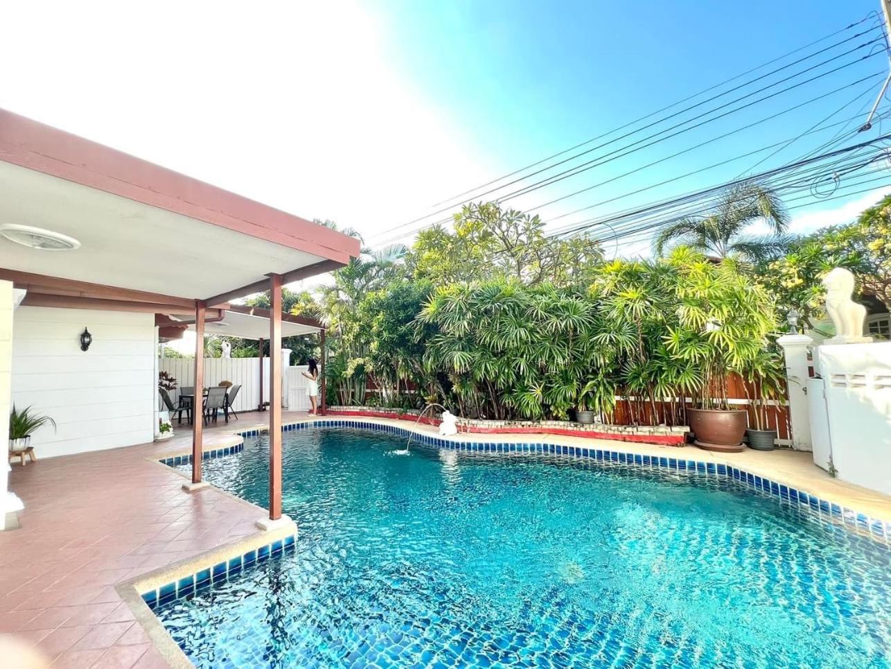 Pattaya Pool Villa39A 300 Mater To Beach Gate Exit Ngoại thất bức ảnh